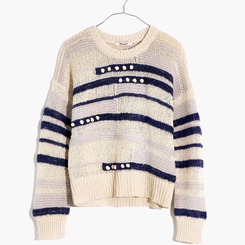 Madewell Grandover Bobble Pullover Sweater - Picture 4 of 9